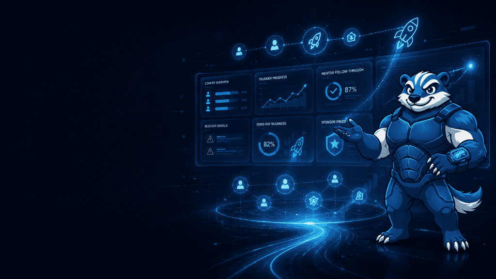 Goalbadger accelerator cohort dashboard
